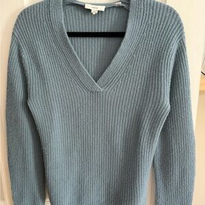 Vince V-Neck Sweater - Soft Blue